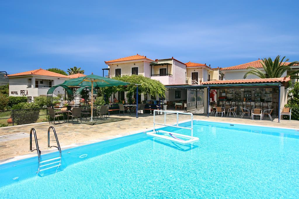 Hotel Pela Skala Kallonis Bagian luar foto